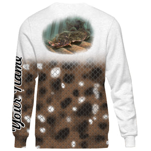 Personalized flounder fishing 3D full printing shirt for adult and kid - TATS28