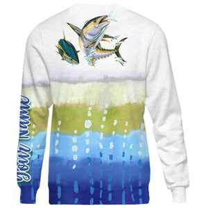 Personalized tuna fishing 3D full printing shirt for adult and kid - TATS7
