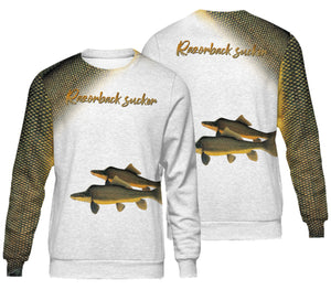 Razorback sucker fishing full printing