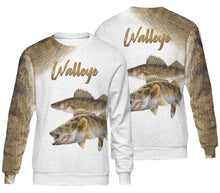 Load image into Gallery viewer, Walleye fishing full printing