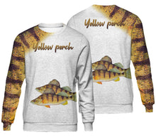 Load image into Gallery viewer, Yellow perch fishing full printing