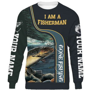 I am a fisher man trout fishing full printing shirt and hoodie - TATS37