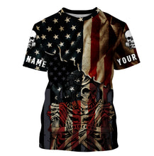 Load image into Gallery viewer, American Biker Jersey Personalized Patriotic Motorcycle Off-Road Motocross Racing Rider Racewear| NMS170