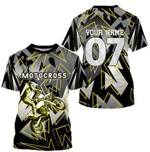 Load image into Gallery viewer, Personalized Dirt Bike Riding Jersey UPF30+ Anti UV, Motocross Racing Motorcycle Off-road Youth Riders| NMS453