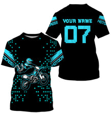 Load image into Gallery viewer, Personalized Motocross Jersey UPF30+ Kid&amp;Adult Dirt Bike Racing Shirt Off-road Motorcycle Riders| NMS612