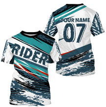 Load image into Gallery viewer, Wheel Mark Personalized Riding Jersey UPF30+ UV Protection, Dirt Bike Riders Motorcycle Racewear| NMS397