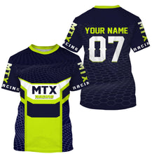 Load image into Gallery viewer, MTX Racing Jersey UPF30+ Personalized Motocross Riders Dirt Bike Shirt Off-road Motorcycle Jersey| NMS664