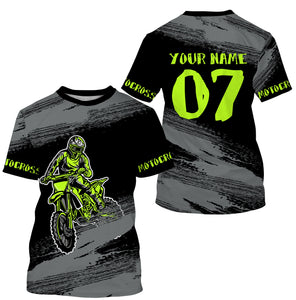 Personalized Motocross Jersey MX Dirt Bike UPF30+ Jersey Adult&Kid Off-road Rider Motorcycle Shirt| NMS667