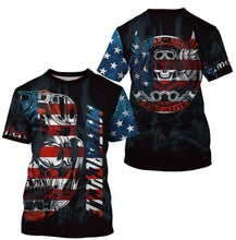 Load image into Gallery viewer, Patriotic Motorcycle Jersey UPF30+ Personalized Skull Biker Riding Shirt American Off-Road Jersey| NMS731