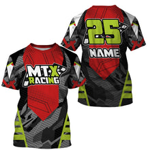 Load image into Gallery viewer, Personalized MTX Racing Jersey UPF30+ UV Protect, Motorcycle Motocross Off-Road Riders Racewear| NMS434