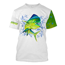 Load image into Gallery viewer, Mahi mahi fishing customize name all over print shirts personalized gift TATS65