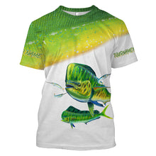 Load image into Gallery viewer, Mahi mahi tournament fishing customize name all over print shirts personalized gift FSA37