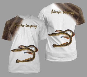 Pacific lamprey fishing full printing