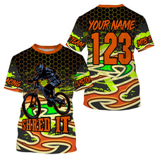 Load image into Gallery viewer, Shred it MTB jersey kids UPF30+ mountain bike gear mens cycling jersey boys girls riding clothes| SLC276