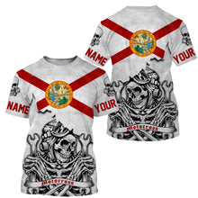 Load image into Gallery viewer, FL Florida Motocross Jersey Custom Name Number Youth Mens Womens Dirt Bike Off Road MX Motorcycle Racing| NMS820