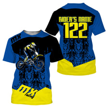 Load image into Gallery viewer, MX Racing Jersey Personalized Name&amp;Number UPF30+ Motocross Off-Road Adult&amp;Kid Dirt Bike| NMS757