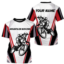 Load image into Gallery viewer, Personalized Mountain Biking Jersey - Custom Name Unisex MTB Jersey Cycling Shirt Mountain Bike Shirt - JTS414