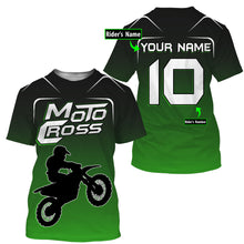 Load image into Gallery viewer, Personalized Motocross Jersey UPF30+ Dirt Bike Racing Off-road Riders Motorcycle Kid&amp;Adult| NMS611