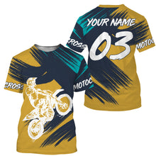 Load image into Gallery viewer, Personalized Motocross Jersey Custom Number Summer Motorcycle Riding Shirt Off-Road Dirt Bike Racing| NMS547