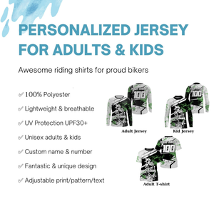 Downhill MTB jersey kids youth mountain bike gear UPF30+ mens cycling jersey boy girl riding shirt| SLC274