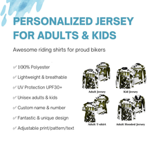 Load image into Gallery viewer, MTB jersey youth UPF30+ mountain biking shirt kids cycling jersey mens bicycle clothes boys girls| SLC260