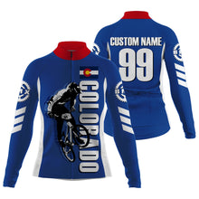 Load image into Gallery viewer, CO Colorado Cycling Jersey Mens Womens BMX Custom Cyclist Shirt Bicycle Riders Cross Country Biking| NMS796