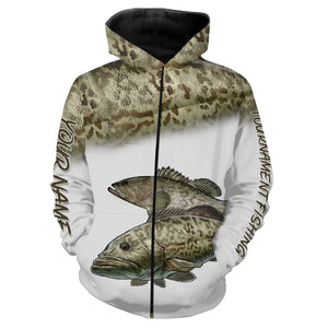 Gag Grouper tournament fishing customize name all over print shirts personalized gift NQS184