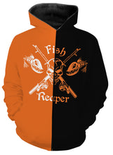 Load image into Gallery viewer, Fish reaper halloween style full printing shirt