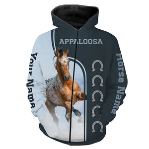Personalized your name and your Appaloosa horse name full printing shirt and hoodie - TATS24