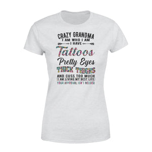 Crazy Grandma funny shirt, gift for grandma,grandmother NQS780 - Standard Women's T-shirt