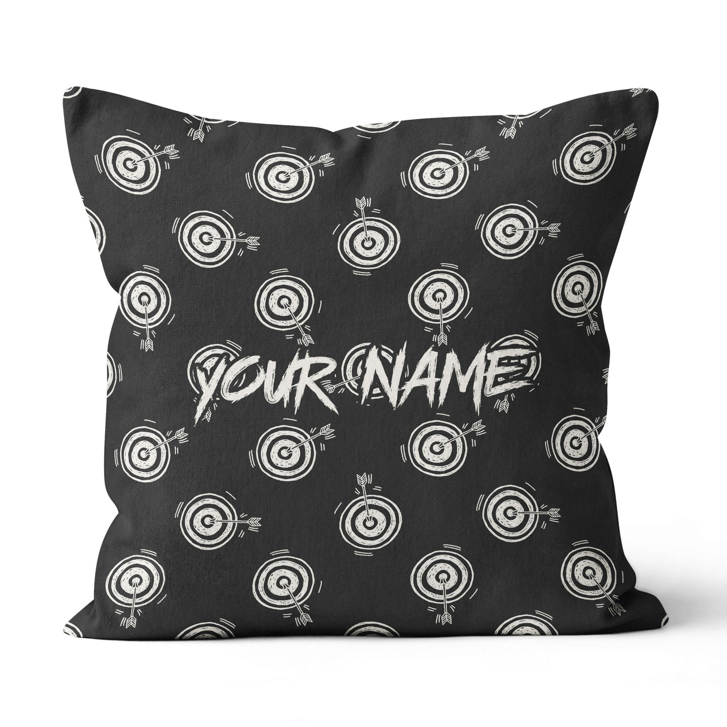 Personalized Black Doodle Archery Pillow Custom Gifts For Archery Lovers VHM0874