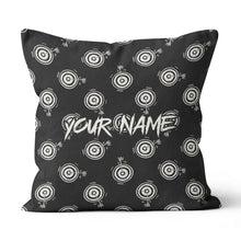 Load image into Gallery viewer, Personalized Black Doodle Archery Pillow Custom Gifts For Archery Lovers VHM0874