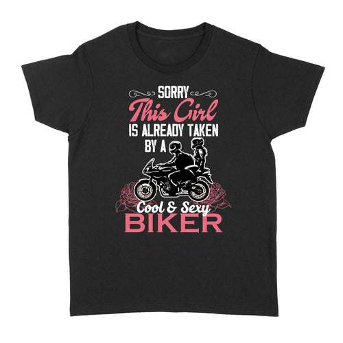 This Girl Is Already Taken By A Sexy Biker Funny Gift for Biker Wife Motorcycle Shirt for Her| NMS116 A01