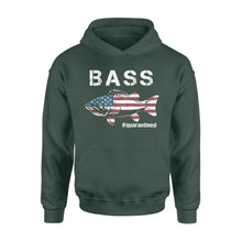Load image into Gallery viewer, Bass fishing US flag quarantined shirts