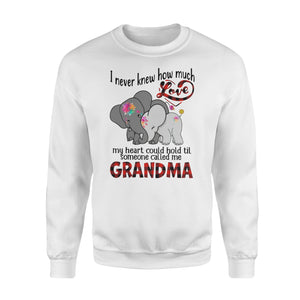 Love grandma, grandmother 's shirt, gift  for grandma NQS779 D03 - Standard Crew Neck Sweatshirt