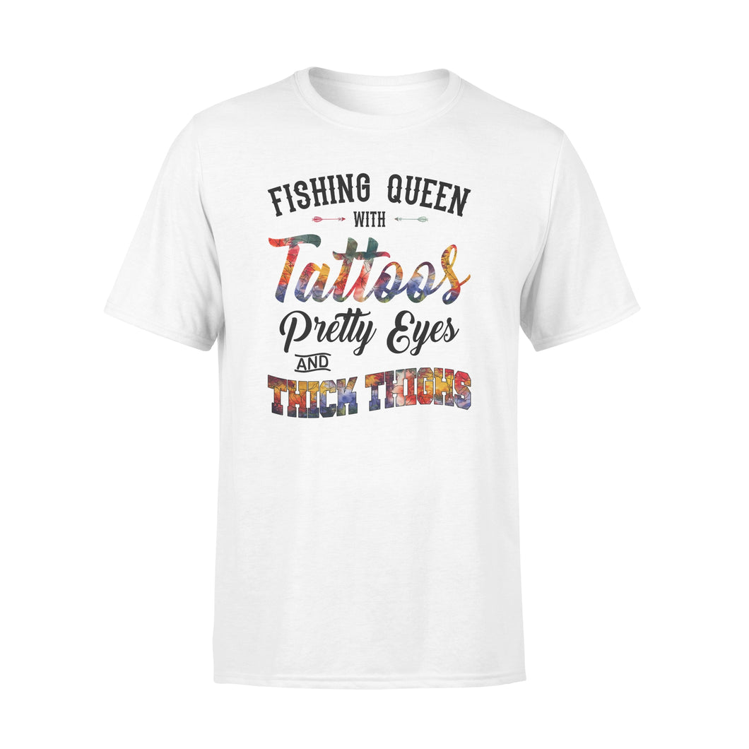 Beautiful Fishing queen T-shirt design - 