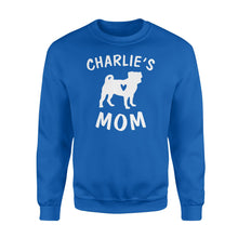 Load image into Gallery viewer, Personalized pug name mom shirt and hoodie