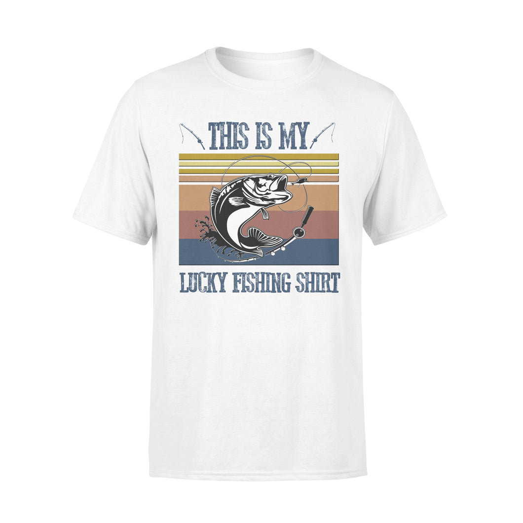Lucky Largemouth Bass Fishing Vintage style T-shirt design This is my Lucky Fishing shirt for Fishing lovers - SPH96