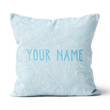 Load image into Gallery viewer, Blue Liquid Paints Custom Name Pillow Personalized Cool Golf Gifts LDT1131