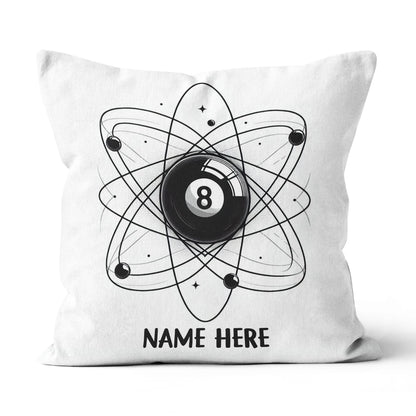 8 Ball Pool Funny Pillows Custom Adjustable Pillow For Billiard Lovers TDM0850