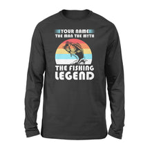 Load image into Gallery viewer, Custom name the man the myth the legend 1970s vintage retro personalized gift - Standard Long Sleeve