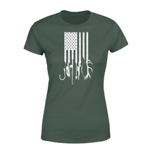 Load image into Gallery viewer, Hunting fishing US Flag shirts