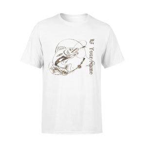 Walleye fishing camo personalized walleye fishing tattoo shirt perfect gift - Standard T-shirt