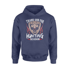 Load image into Gallery viewer, Thank God for Hunting season Standard Hoodie Hunting gift for Men, Women and Kid - FSD634