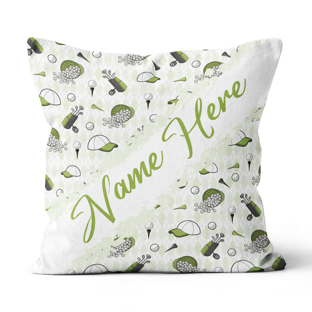 Customized Golf Pattern, Personalized Golf Decorative Pillows YYD0001