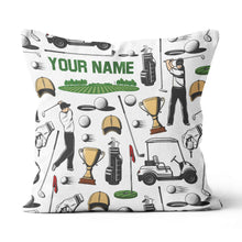 Load image into Gallery viewer, Vintage Golf Elements Custom Pillow Personalized Golf Gifts For Golfer LDT1144