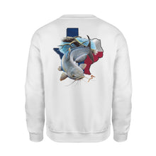 Load image into Gallery viewer, Catfish season Texas catfish fishing - Standard Fleece Sweatshirt