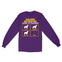 Load image into Gallery viewer, Golden Retriever Standard Long Sleeve | Funny Guide to Training dog - FSD2402D08