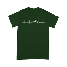 Load image into Gallery viewer, Hiking Heartbeat Shirt, Hiking Shirt, Hiking Gifts, Mountain Climbing T-Shirt, Hiker Gift - FSD1389D07