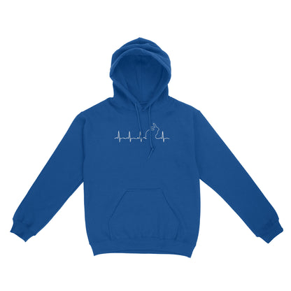 Men’s Rabbit hunting Shirt, Rabbit Pulse Heartbeat Hoodie - FSD3787 D06